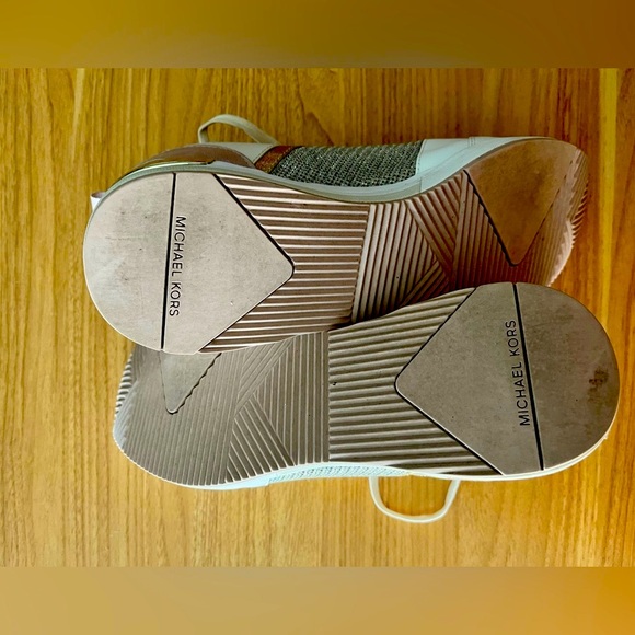 Michael Kors heeled sparkly sneaker “Georgie” - Picture 4 of 9